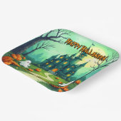 Halloween Spooky Cute Modern Collection Papieren Bordje (Gebogen)