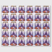 Halloween Spooky Cute Popular Collection Cadeaupapier (Vlak)