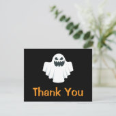 Halloween spooky dank je kaart (Staand voorkant)