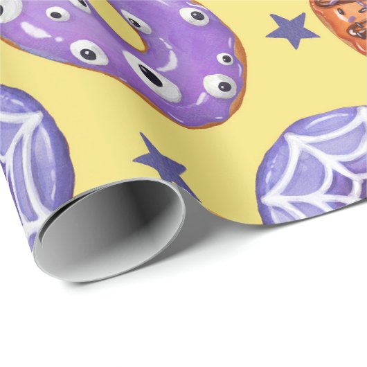 Halloween Spooky Donuts Gift Cadeaupapier (Rol Hoek)