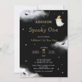 Halloween Spooky Een Eerste Verjaardag Kaart (Voorkant)