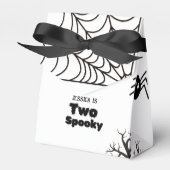 Halloween Spooky Een Eerste Verjaardagsfeest Bedankdoosjes (Voorkant Zijde)