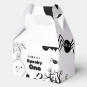 Halloween Spooky Een Eerste Verjaardagsfeest Bedankdoosjes (Voorkant)