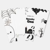 Halloween Spooky Een Eerste Verjaardagsfeest Bedankdoosjes (Ongevouwen)