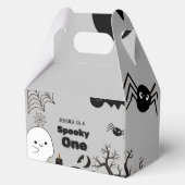 Halloween Spooky Een Eerste Verjaardagsfeest Bedankdoosjes (Voorkant)