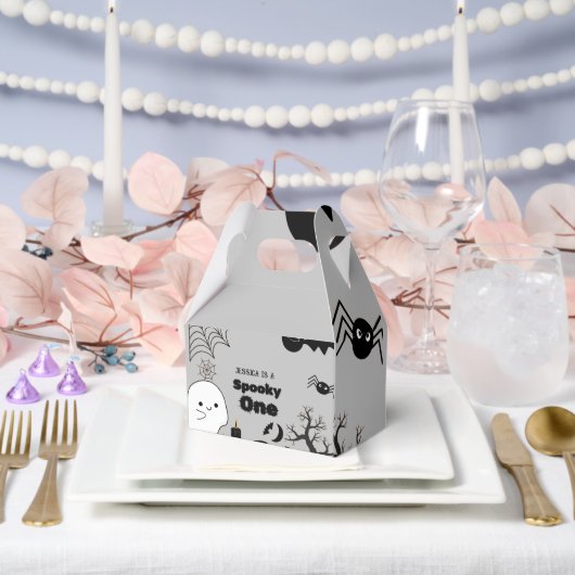 Halloween Spooky Een Eerste Verjaardagsfeest Bedankdoosjes (Huwelijk)