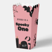 Halloween Spooky Een Eerste Verjaardagsfeest Bedankdoosjes (Voorkant)