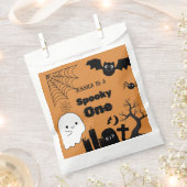 Halloween Spooky Een Eerste Verjaardagsfeest Bedankzakje (Geknipt)