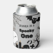 Halloween Spooky Een Eerste Verjaardagsfeest Blikjeskoeler (Blikje Voorkant)
