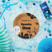 Halloween Spooky Een Eerste Verjaardagsfeest Papieren Bordje (Feest)