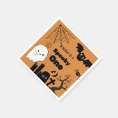 Halloween Spooky Een Eerste Verjaardagsfeest Servet (Hoek)