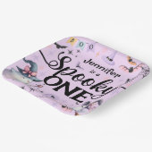 Halloween Spooky Een Schattige Spook 1e Verjaardag Papieren Bordje (Gebogen)