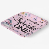 Halloween Spooky Een Schattige Spook 1e Verjaardag Papieren Bordje (Gebogen)