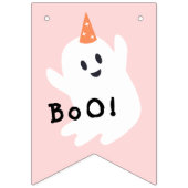 Halloween Spooky Een Schattige Spook 1e Verjaardag Vlaggetjes (Eerste vlag)