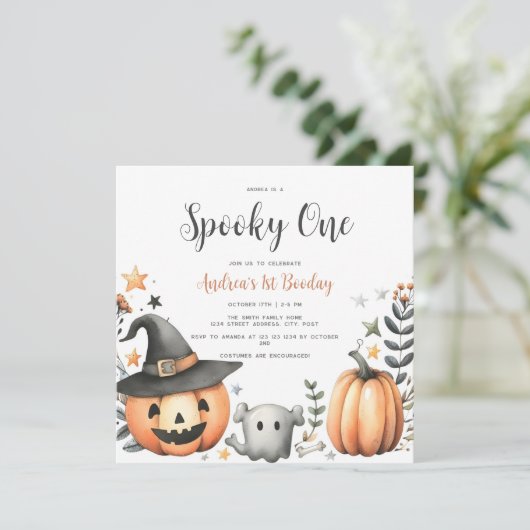 Halloween Spooky eerste (Staand voorkant)