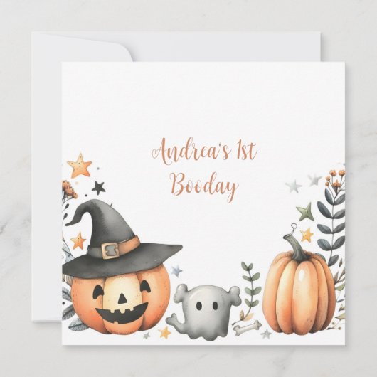 Halloween Spooky eerste (Achterkant)