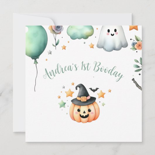 Halloween Spooky eerste (Achterkant)