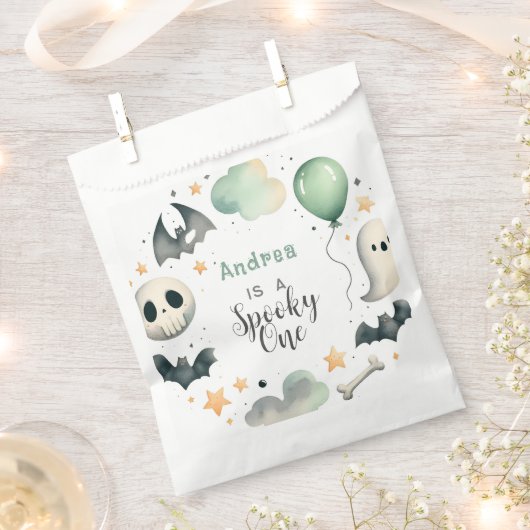 Halloween Spooky eerste Bedankzakje (Geknipt)