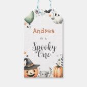 Halloween Spooky eerste Cadeaulabel (Voorkant)