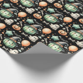 Halloween Spooky eerste Cadeaupapier (Hoek)