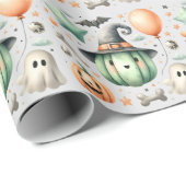 Halloween Spooky eerste Cadeaupapier (Rol Hoek)