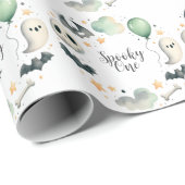 Halloween Spooky eerste Cadeaupapier (Rol Hoek)