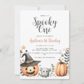 Halloween Spooky eerste Kaart (Voorkant)