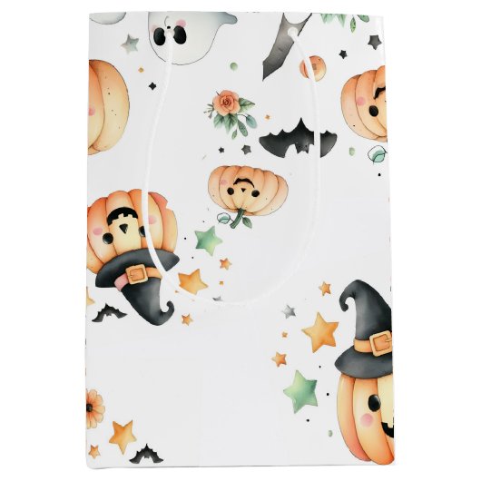 Halloween Spooky eerste Medium Cadeauzakje (Voorkant)