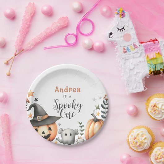 Halloween Spooky eerste Papieren Bordje (Feest)