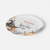 Halloween Spooky eerste Papieren Bordje (Gekanteld)