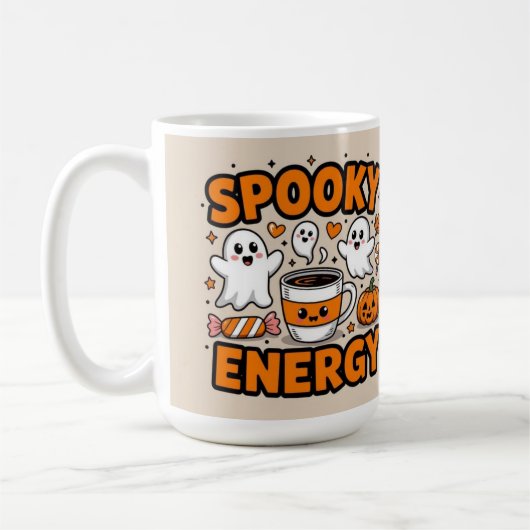 Halloween spooky energy mom life koffiemok (Links)