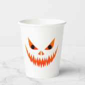 Halloween Spooky Face Papieren Bekers (Voorkant)