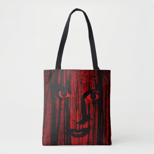 Halloween Spooky Face Tote Bag (Voorkant)