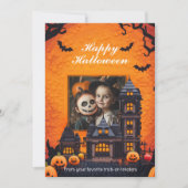 Halloween Spooky Family Fun Kaart (Voorkant)