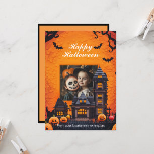 Halloween Spooky Family Fun Kaart