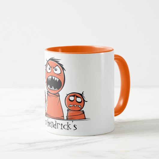 Halloween Spooky Family Mok (Voorkant rechts)