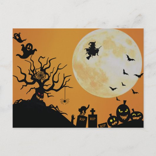 Halloween Spooky Fun Briefkaart (Voorkant)