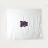 Halloween Spooky Gamer Cat Wandkleed (Voorkant (horizontaal))