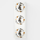 Halloween Spooky Ghost 4x12 Vinyl Banner (Verticaal)