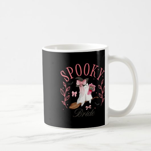 Halloween Spooky Ghost Bride Chelorette Laatste Bo Koffiemok (Rechts)