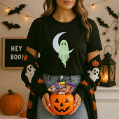 Halloween Spooky Ghost Dripping Moon T-shirt