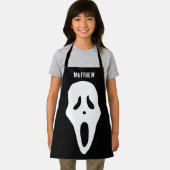 Halloween Spooky Ghost Gezicht Voor Kinderen Schort (Insitu)