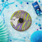 Halloween Spooky Ghost Groene Donut Papieren Bordje (Feest)
