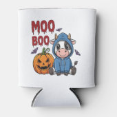 Halloween Spooky Ghost Koe Blikjeskoeler (Voorkant)