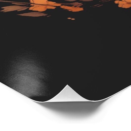 Halloween Spooky Ghost Pumpkin Perfect Poster (Hoek)