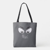 Halloween Spooky Ghost Scary Whimsical Eyes Tote Bag (Achterkant)