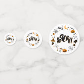 Halloween Spooky Ghost Table Confetti (Achterkanten)