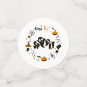 Halloween Spooky Ghost Table Confetti (Kleine voorkant)