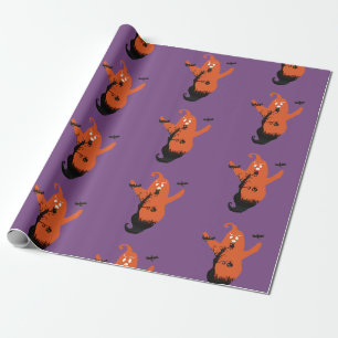 Halloween Spooky Ghost Wrapping Paper Cadeaupapier
