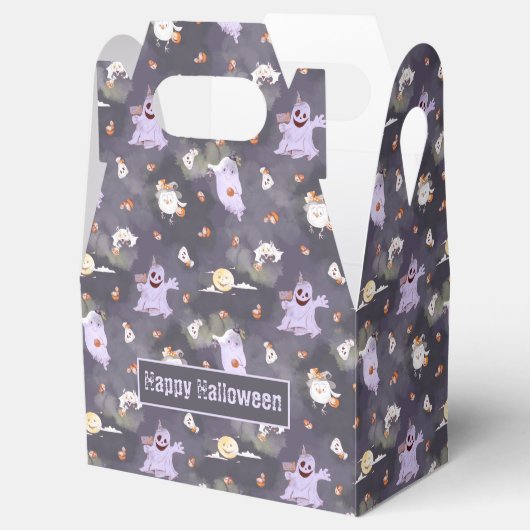 Halloween Spooky Ghosts Favor Box Bedankdoosjes (Geopend)